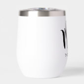 ブラックモダンスクリプパーソナライズされたト結婚の (正面)