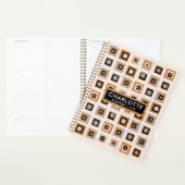 ブラックモダンテラコッタスクウェア2023プランナー プランナー手帳 (ディスプレー)