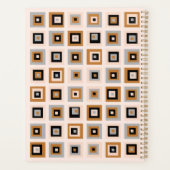 ブラックモダンテラコッタスクウェア2023プランナー プランナー手帳 (裏面)