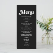 ブラックモダンディスコ結婚ズ メニュー (スタンド正面)