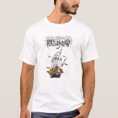 ブラックモダンハロウィンTシャツ Tシャツ (正面)