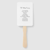 ブラックモダンハートス結婚クリプトの歓迎式典 ハンドファン (裏面)