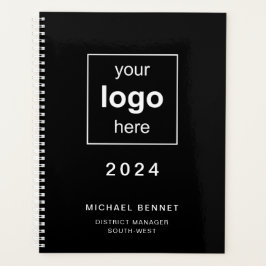ブラックモダンビジネスロゴ2024 プランナー手帳