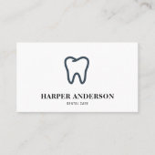 ブラックモダンプロフェッショナルデンタルケア 名刺 (正面)