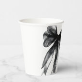 ブラックモダンボウ卒業式パーティー 紙コップ (右)