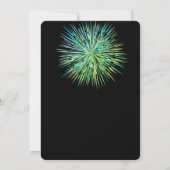 ブラックモダンミニマル21歳招待状 招待状 (裏面)