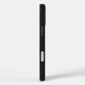 ブラックモダンモノグラムイニシャルコンテンポラリー Case-Mate iPhoneケース (裏面 / 右)