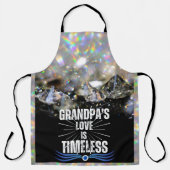 ブラックモダン祖父グランドパ料理バーベキューグリル エプロン (正面)