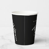 ブラックモダン30th30th誕生日パーティー 紙コップ (右)