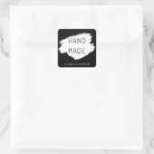 ブラックモダンDIY手作りステッカスタムカー スクエアシール (バッグ)