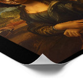 ブラックモナリサアフロアフリカンアメリカンブラックヒストル ポスター (角)