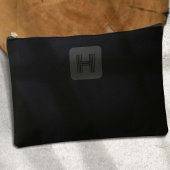 ブラックモノグラムシンプルモノグラムゴルフ アクセサリーポーチ