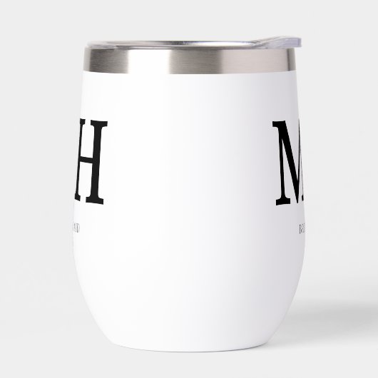 ブラックモノグラムモダンシックバチェロレッテブライデスメイド (左面)