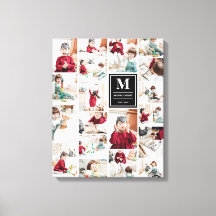 ブラックモノグラム19写真フォトコラージュ