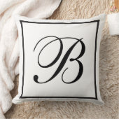 ブラックモノグラム クッション (ブランケット)