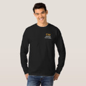 ブラックモバイルメカニック自動車修理サービス Tシャツ (正面フル)
