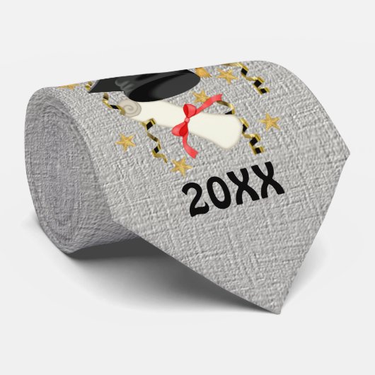 ブラックモルタルと卒業証書 ネクタイ (ロール)