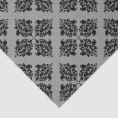 ブラックモロッコダマスク 薄葉紙 (詳細)