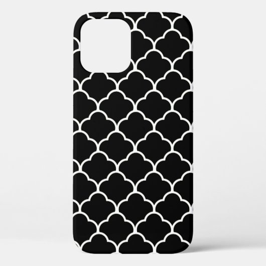 ブラックモロッコデザイン@ Emporiomoffa Case-Mate iPhoneケース (裏面)