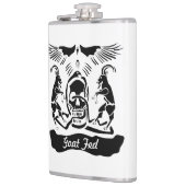 ブラックヤギ腐敗三位一体クレスト フラスク (左)