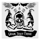 ブラックヤギ腐敗三位一体クレスト ポスター (正面)