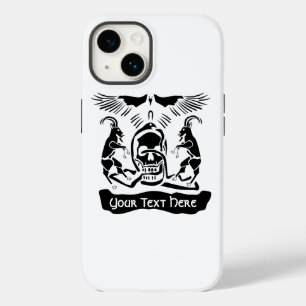 ブラックヤギ腐敗三位一体クレスト Case-Mate iPhone 14ケース