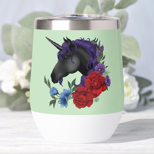 ブラックユニコーンパープルレッドセージの花