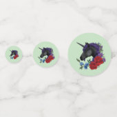 ブラックユニコーンパープルレッドセージの花 コンフェッティ (正面)