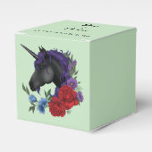 ブラックユニコーンパープルレッドセージの花 フェイバーボックス (正面サイド)