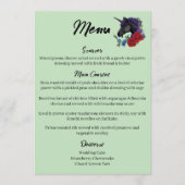 ブラックユニコーンパープルレッドセージの花 メニュー (正面)