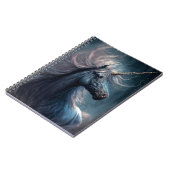 ブラックユニコーンファンタジーアート ノートブック (左側)