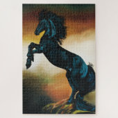 ブラックユニコーンファンタジーダンス ジグソーパズル (縦)