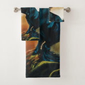 ブラックユニコーンファンタジーダンス バスタオルセット (インサイチュ)