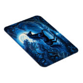 ブラックユニコーンファンタジー満月 マグネット (右側)