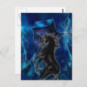 ブラックユニコーンファンタジー ポストカード (正面/裏面)