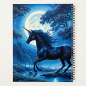 ブラックユニコーンブルースカイフルムーンマジカル プランナー手帳 (裏面)