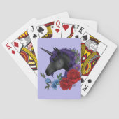 ブラックユニコーン花紫 トランプ (裏面)