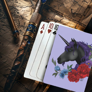 ブラックユニコーン花紫 トランプ