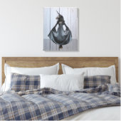 ブラックユニコーン キャンバスプリント (インサイチュ (寝室))