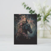 ブラックユニコーン ポストカード (スタンド正面)