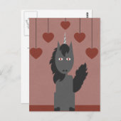 ブラックユニコーン ポストカード (正面/裏面)