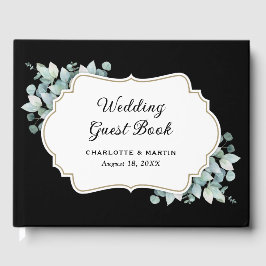 ブラックユーカリ結婚グリネリー ゲストブック