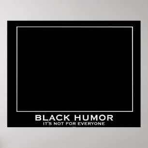 ブラックユーモア(ユーモア)おもしろい人口動態ポスター ポスター