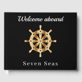 ブラックヨットボート名金ゴールドハンドル ゲストブック (正面)