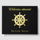 ブラックヨットボート名金ゴールドハンドル ゲストブック (正面)