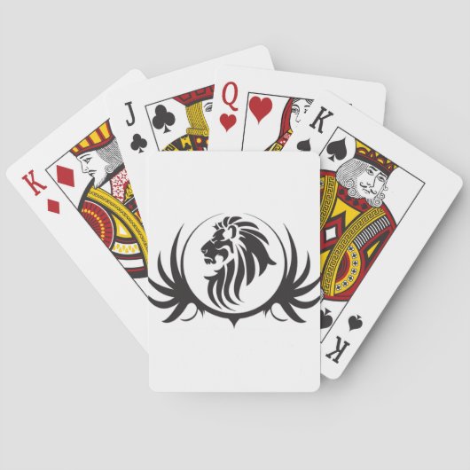 ブラックライオンズヘッド トランプ (裏面)