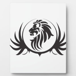ブラックライオンズヘッド フォトプラーク