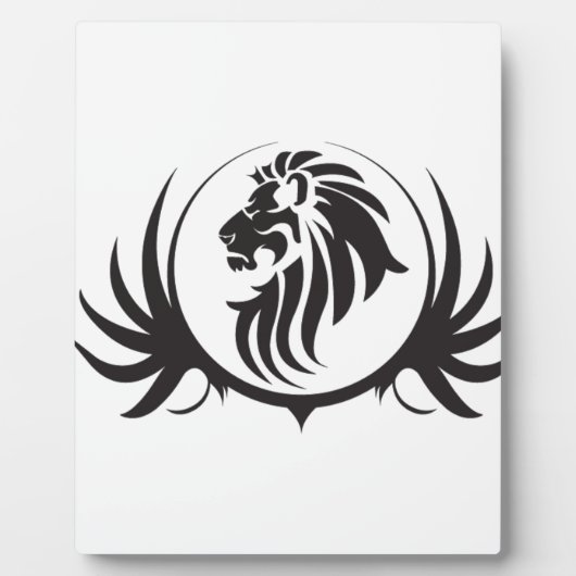 ブラックライオンズヘッド フォトプラーク (正面)