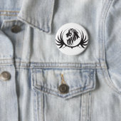 ブラックライオンズヘッド 缶バッジ (インサイチュ)