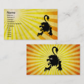 ブラックライオン；レオ 名刺 (正面/裏面)